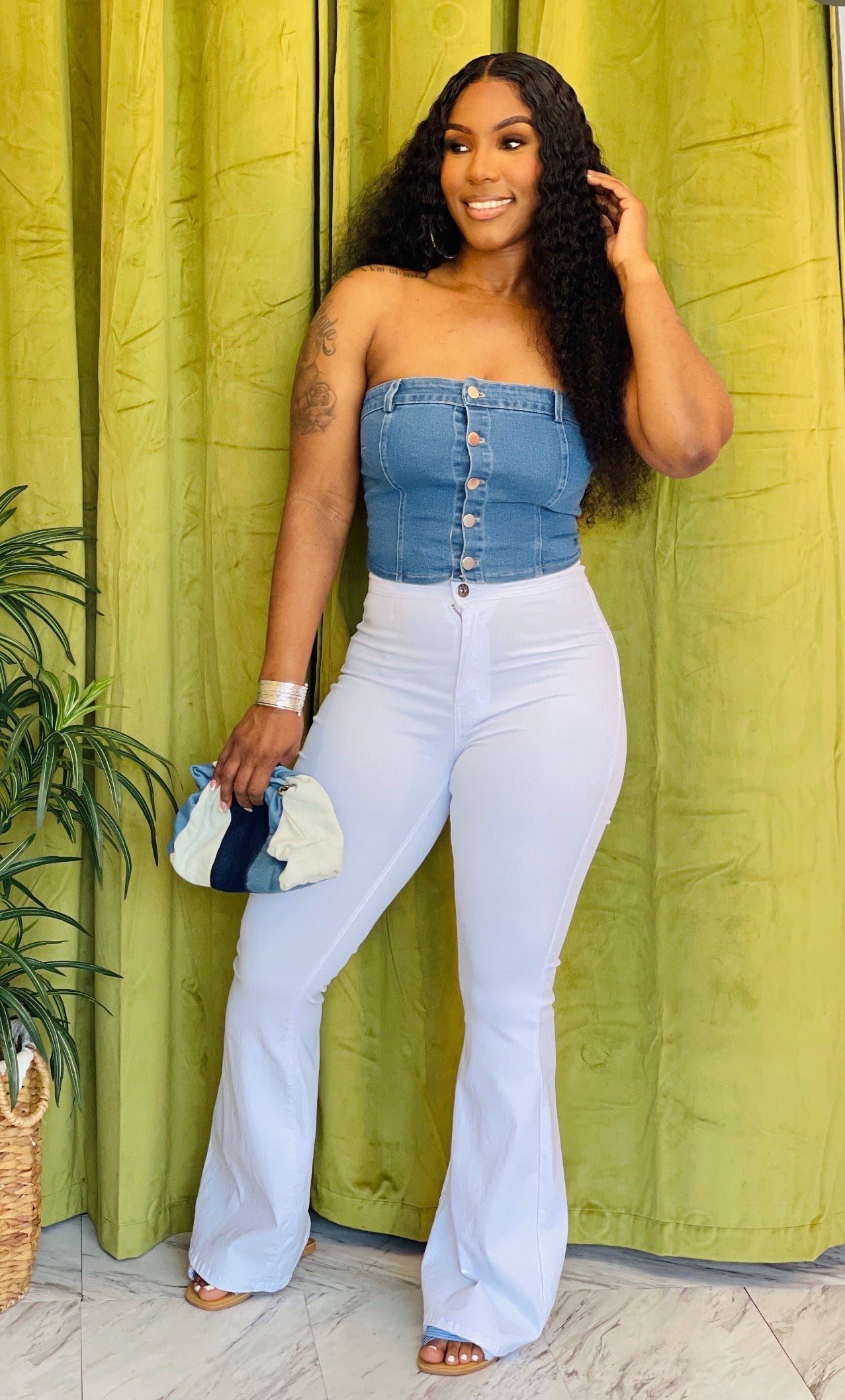Denim Top