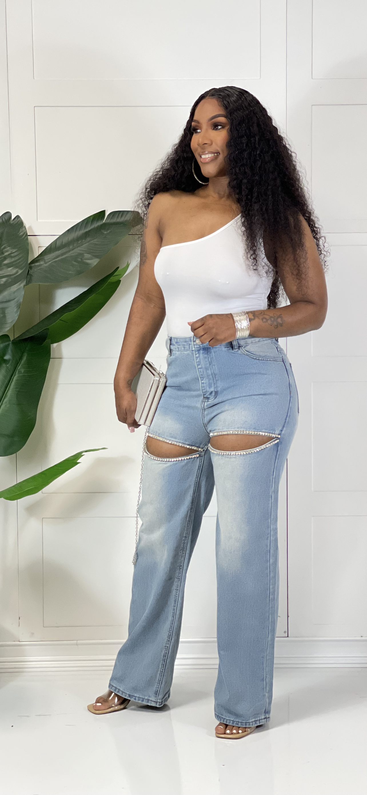 Rhinestone Jeans