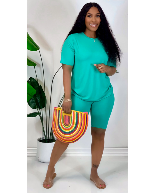 Spring Shorts Set (Kelly)