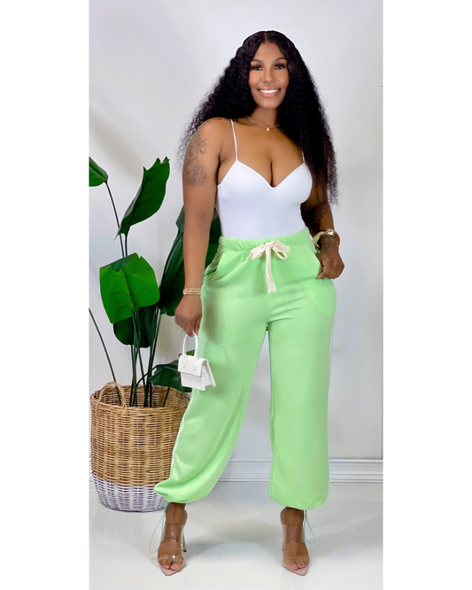 Relax Fit Joggers (Lime)