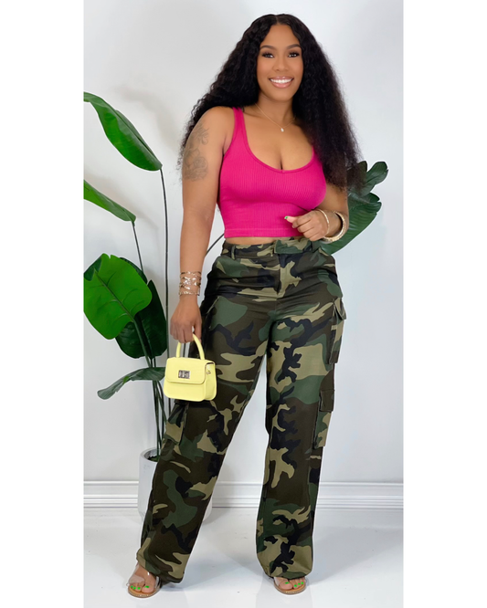 Camo Cargos