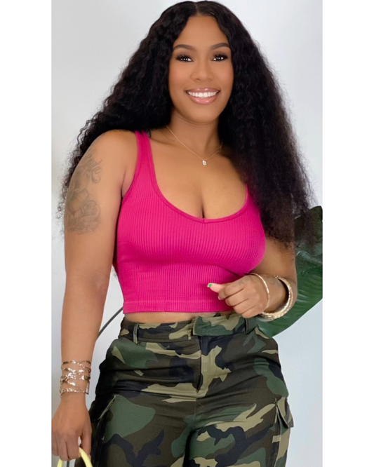 Cerise Crop Top