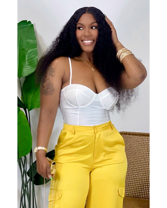 White Corset Top