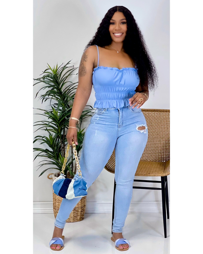 Ari Denim Distressed Jeans