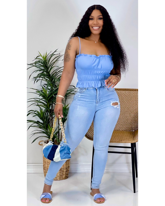 Ari Denim Distressed Jeans