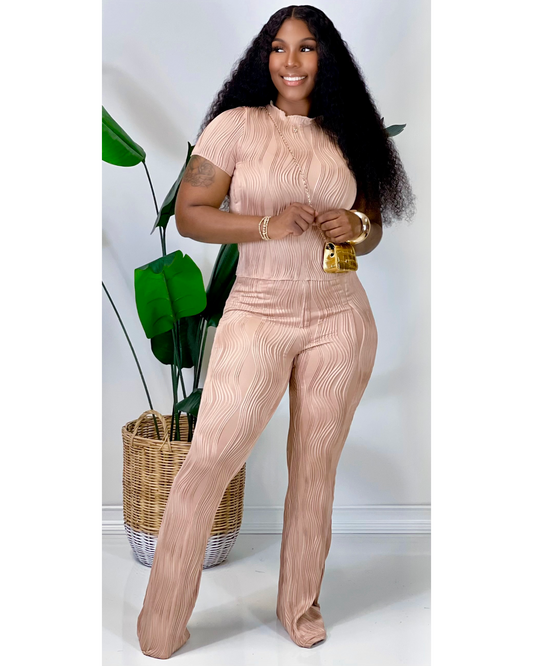 Pretty Flare Set (Nude)